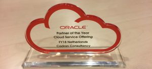 Oracle Cloud Service Offering partner of the year